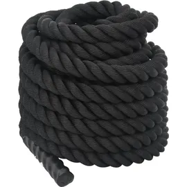 vidaXL Battle Rope Schwarz 15 m