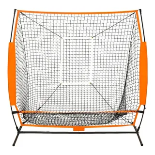 vidaXL Multisport-Übungsnetz Baseball Schwarz 174x76x158,5 cm