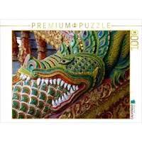 Calvendo Thailand, Drache vor dem Tempel Puzzle