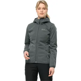 Jack Wolfskin Damen Windhain Hoodie Jacke (Größe S, gruen)
