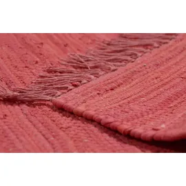 TEPGO Handwebteppich Dream Cotton Rot 120 cm x 180 cm