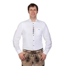 Edelnice Trachtenhemd Jan in weiß | Gr.: XXL