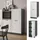 Vicco Hochschrank R-Line 60 x 57 x 143 cm Weiß