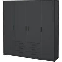 VCM Ebuy24, Kleiderschrank, Kleiderschrank Spell B183 (201 x 196