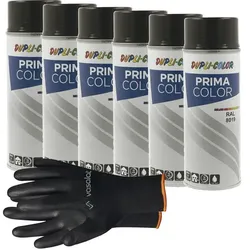 vasalat Dupli-Color Lackspray Set - 6 Dosen Set ; graubraun