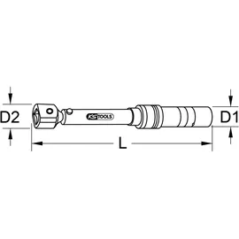 KS Tools Drehmomentschlüssel 14x18 mm 20-100 Nm
