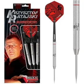 BULL'S Krzysztof Ratajski Scoremaster Steel Dart, 80% Tungsten
