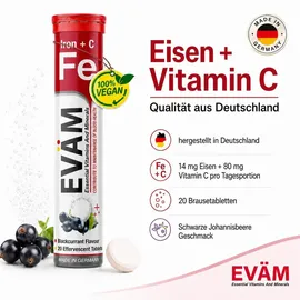 eväm Eisen + Vitamin C Brausetabletten 20 St.