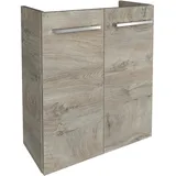 Fackelmann Waschbeckenunterschrank SBC 52 x 60 x 24,3 cm Braun