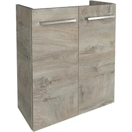 Fackelmann Waschbeckenunterschrank SBC 52 x 60 x 24,3 cm Braun
