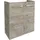 Fackelmann Waschbeckenunterschrank SBC 52 x 60 x 24,3 cm Braun