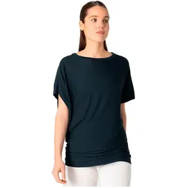 super.natural Damen Yoga Loose T-Shirt (Größe XL, blau)