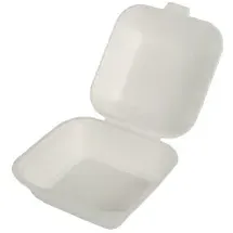 Papstar Hamburger-Boxen 125 St. 8 cm x 14,5 cm x 15,5 cm Weiß