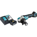 Makita DGA 520 RM1X1 Akku Winkelschleifer 18 V 125 mm X-LOCK Brushless + 1x Akku 4,0 Ah + Ladegerät