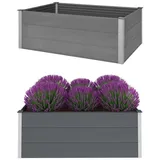 vidaXL Garten-Hochbeet WPC 150 x 100 x 54 cm Grau