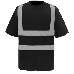 YOKO Two Band & Brace Hi Vis T-Shirt - black - 5XL