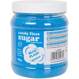 Farbiger Zucker für Zuckerwatte blau natürlicher Zuckerwattegeschmack 1kg