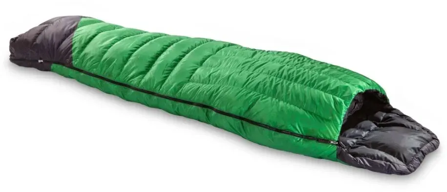 Valandré Grasshopper - Daunenschlafsack - Right-Zip - green black