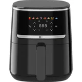 AECO COMPACT Heißluft-Fritteuse 4,3 l 1500 W Timerfunktion, Antihaftbeschichtung Schwarz