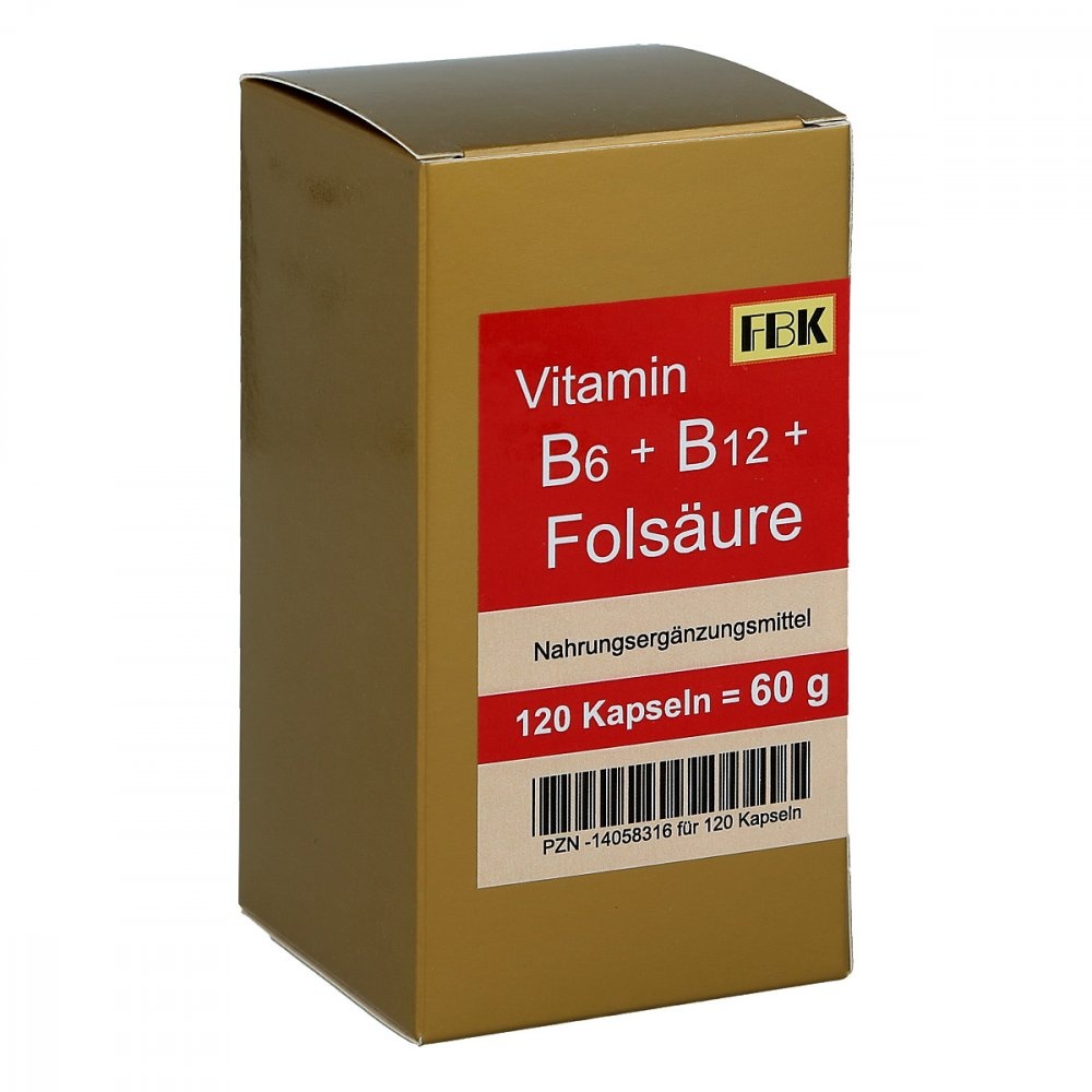 Vitamin B6+b12+folsäure Kapseln