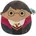 Squishmallows Harry Potter 25 cm Schwarz