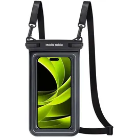 mobile origin Waterproof Floating Case with Small Pouch 6.8" black/white