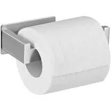 LuxusKollektion Toilettenpapierhalter Klopapierhalter Edelstahl ohne Bohren Kleber Silber-2 silberfarben
