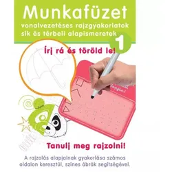 Schreib darauf und wisch es ab! Arbeitsheft - Linienübungen, auf Ungarisch