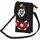 Disney Minnie Maus Face-Handytasche, Schwarz, 12 x 20 cm
