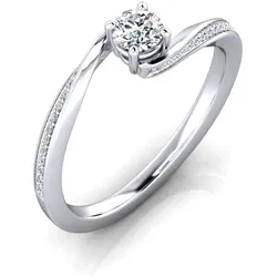 Verlobungsring VR32 333er Weiflgold - 8816