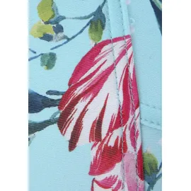 SUNSEEKER Bügel-Bikini-Top Damen hellblau-bedruckt Gr.42 Cup E