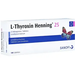 L-thyroxin 25 Henning Tabletten 100 St