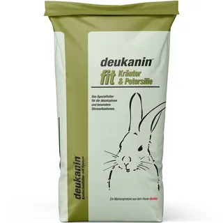 deukavallo deukanin Fit Kräuter & Petersilie Kaninchenfutter Meerschweinchenfutter, 25kg