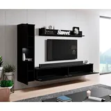 INOSIGN »PARIS«, (Komplett-Set, 3 St.), TV-Wand 220cm breite, grifflose Design, stehend und hängend montierbar