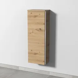 Sanipa 3way Mittelschrank 30 cm, 1 Tür, Anschlag links, mit Griff-Leiste
