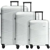 pactastic Collection 02 Koffer-Set 3-tlg. silber/metallic