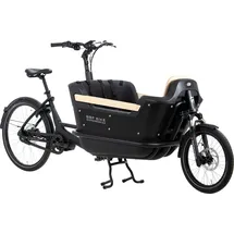 BBF BIke BBF eCargorider 2.2 Royal E Bike Lastenrad 26/20 Zoll Elektro Lastenfahrrad Cargo Bike Damen Herren Cargo Cycle bis 155 kg Zuladung - Schwarz