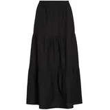 VILA Maxirock Damen Schwarz 38