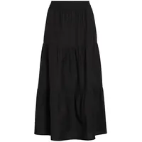VILA Maxirock Damen Schwarz 38