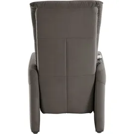 sit&more TV-Sessel SIT & MORE "Melissa", braun (schlamm), B:71cm H:113cm T:85cm, 100% Polyester, Sessel, wahlweise elektrisch oder manuell verstellbar, optional Aufstehhilfe