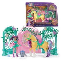 Spin Master Unicorn Academy - Ava und Einhorn Leaf Stall Spielset