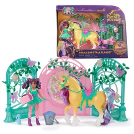 Spin Master Unicorn Academy - Ava und Einhorn Leaf Stall Spielset