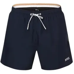 BOSS für Herren. 50474708 Dogfish navy Badeanzug (M), Strandbekleidung, Polyester, Marine