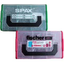 FISCHER ; SPAX Dübel- & Schraubenset (913 Teile)