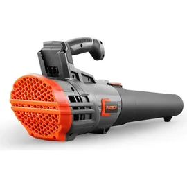 FUXTEC Akku Laubbläser FX-E1LB20 SET 1 mit 2 x Akku 2Ah, 1 x Ladegerät 2,4A Ladestation - Laubgebläse zum Entfernen von Laub für Garten, Gehweg