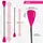 24move Doppelpaddel 2 in 1 Aluminium 230 cm Pink