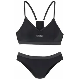 VENICE BEACH Bustier-Bikini Damen Schwarz/Grau 34 Cup C/D