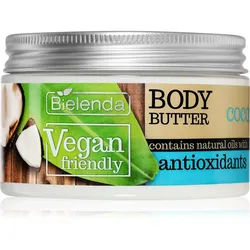 Bielenda Vegan Friendly Coconut Körperbutter mit feuchtigkeitsspendender Wirkung 250 ml