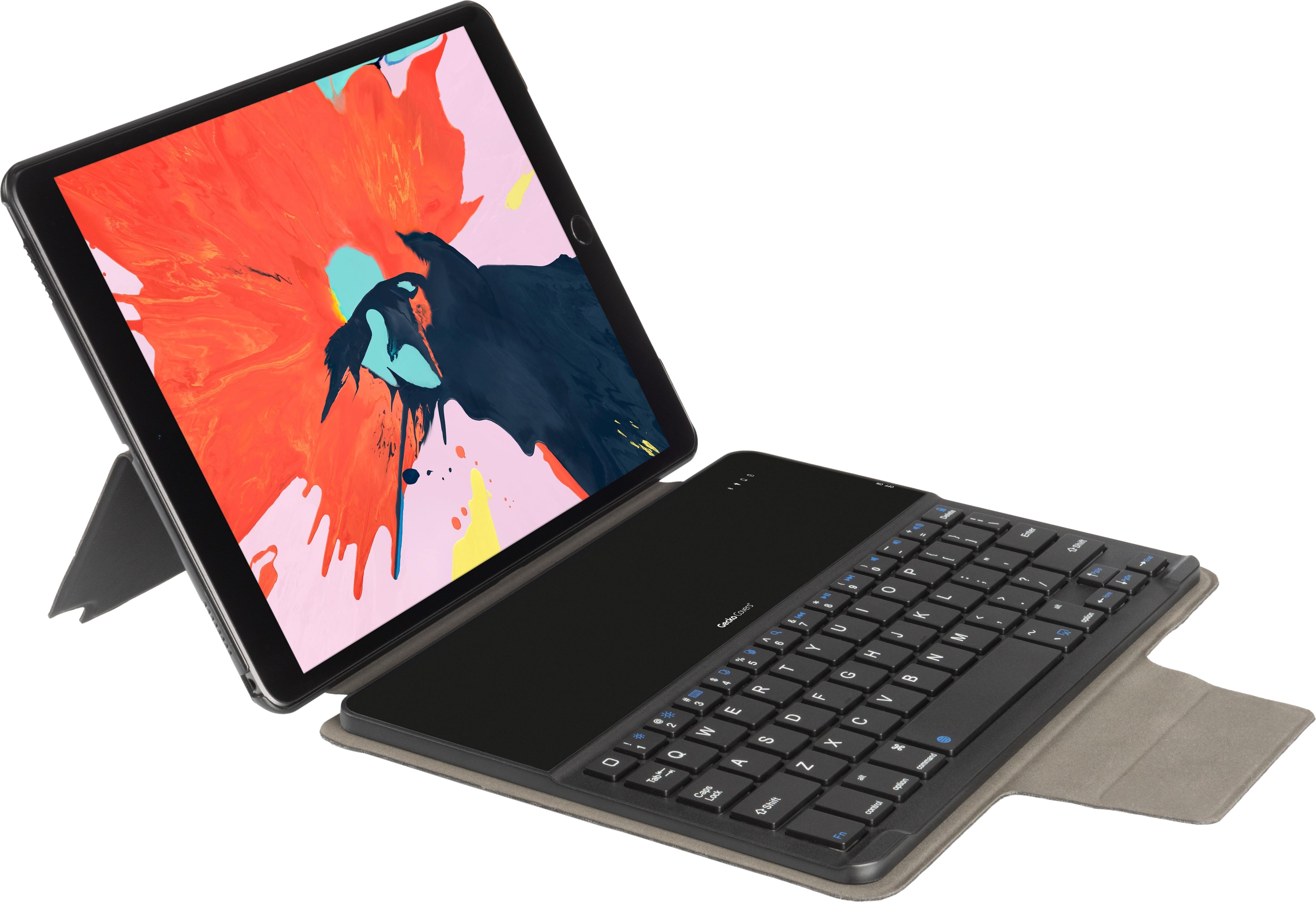 Gecko Covers Keyboard Cover (Eng. Int., iPad Air 2019 (3. Gen)), Tablet Tastatur, Schwarz