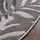 Sanat Teppich Floral Outdoor, rund, Höhe: 6 mm, In- und Outdoor geeignet, florales Design, Balkon, Terasse grau Ø 120 cm x 6 mm